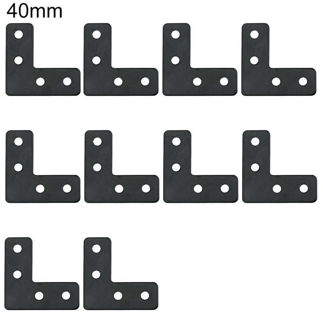 LEEYNEER 10 Pcs Supports d'Angle Étanches Haute Résistance Multifonctions en Forme de T/L pour Placard Fenêtres d'Armoire