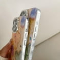 thumbnail image 5 of Cute 3D Diamond Oil Paiting Flowers Hard Phone Case Compatible with iPhone Case (Yellow,iPhone 14 Pro Max), 5 of 6