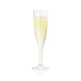 thumbnail image 6 of True Plastic Champagne Flutes for Birthday, Cocktail Party, 5.5oz Set of 12, 6 of 7
