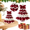 thumbnail image 4 of DIY Crochet Christmas Tree Kit Material Navidad () Rojo, 4 of 9