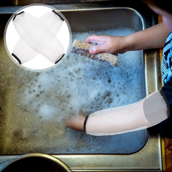 2pcs Protective Arm Sleeves For Men And Women Waterproof Oversleeves Oil-Proof Forearm Covers For Gardening Welding Housework