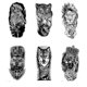 thumbnail image 1 of 6pcs Arm Temporary , Lar For Adults Fake, 1 of 5