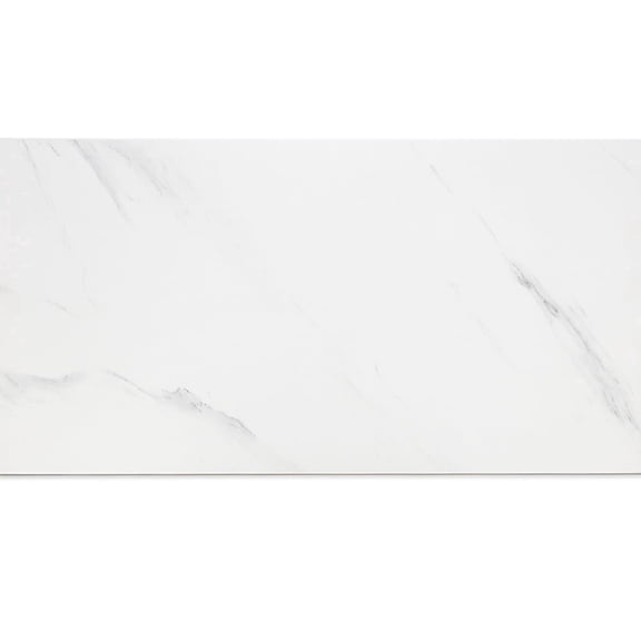 The Tile Life Monarch 4 in x 4in Calacatta Matte Porcelain Tile Sample 1 Piece