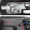 thumbnail image 4 of AKKON - For 2009-2018 Dodge Ram 1500 2500 3500 Truck LED Tube Black Projector Headlights Left+Right Replacement, 4 of 7