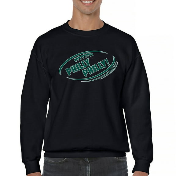 Philly Philly Funny Sweatshirt Philadelphia Fan Football League Ball Game Champs City of Brotherly Love Crewneck