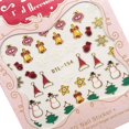 thumbnail image 1 of serony Nails Art Sticker Merry Christmas 3D Golden Elements Nail Wrap Sticker Tips DIY Manicura Stickers Tool, 1 of 8