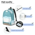 thumbnail image 4 of Bixox Bathtub with Soap Bubbles Printing Canvas Backpack Lightweight Casual Travel Backpack School Backpack Fits 15.6 Inch Notebook, 4 of 5