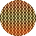 thumbnail image 1 of Ahgly Company Machine Washable Indoor Round Transitional Golden Brown Yellow Area Rugs, 3' Round, 1 of 7