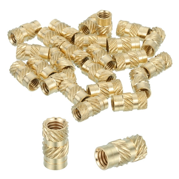 26 Pcs Threaded Inserts, M4 Brass Heat Set Insert for 3D Printing, M4x5.5x10mm
