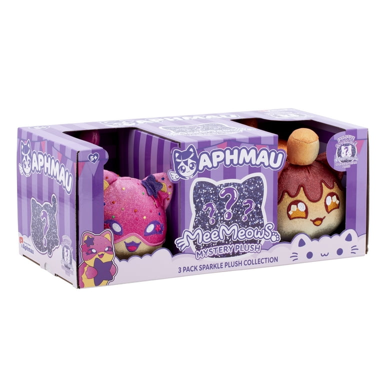 Aphmau 6 inch MeeMeow Plush Toy 3-Pack, Carnival Treats Surprise