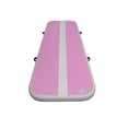 thumbnail image 3 of Justice 10ft Inflatable Air Track Gymnastics Tumbling Mat with Carrying Bag and Electric Air Pump - Pink, 3 of 14