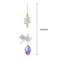 thumbnail image 3 of Campanas De Viento Crystal Wind Chimes Chandelier Rainbow Dragonfly Beads Hanging Decor (3) Wdftyju Libre de BPA, 3 of 3
