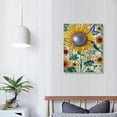 thumbnail image 4 of Nawypu  Sunflower Pictures Hummingbird Wall Art Inspirational Quotes You Are My Sunshine Canvas Wall Art Decor For Bedroom Office Decor Kitchen Wall Art, 4 of 5