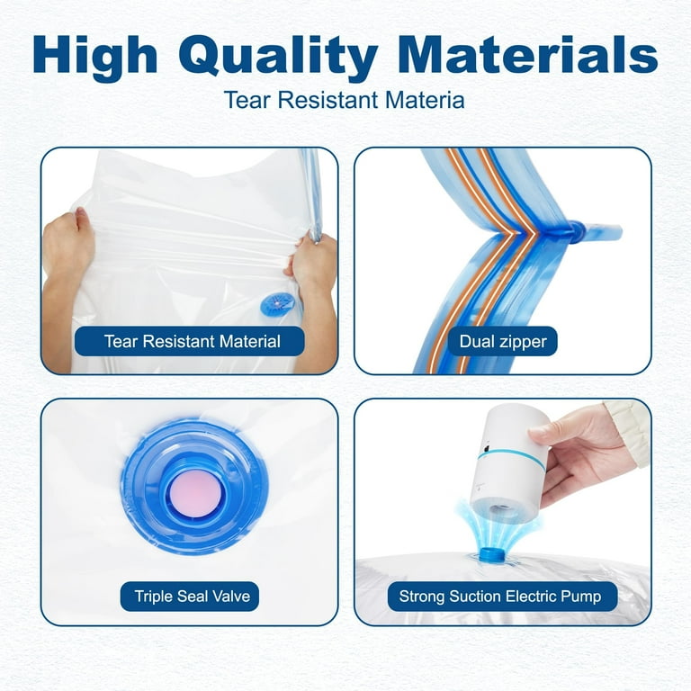 Cozymood 18-Pack Vacuum Storage Bags with Electric Pump photo 8