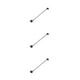 thumbnail image 4 of Pestillo de gancho y ojo Riwesomey Cerradura de puerta de acero inoxidable con tornillos de montaje CBP382138, 4 of 6