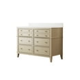 thumbnail image 5 of ANGELES HOME 48" Bathroom Vanity with Sigle Sink Combo, Modern Undermount Bathroom Sink Cabinet with 6 Drawers, Freestanding Bathroom Vanities, Soft Closing, Solid Wood, 5 of 7