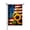 Color 4, variant on Amhnf American Flag With Sunflowers Garden Flag For Home Outdoor Garden Yard Decor 12x18 inch