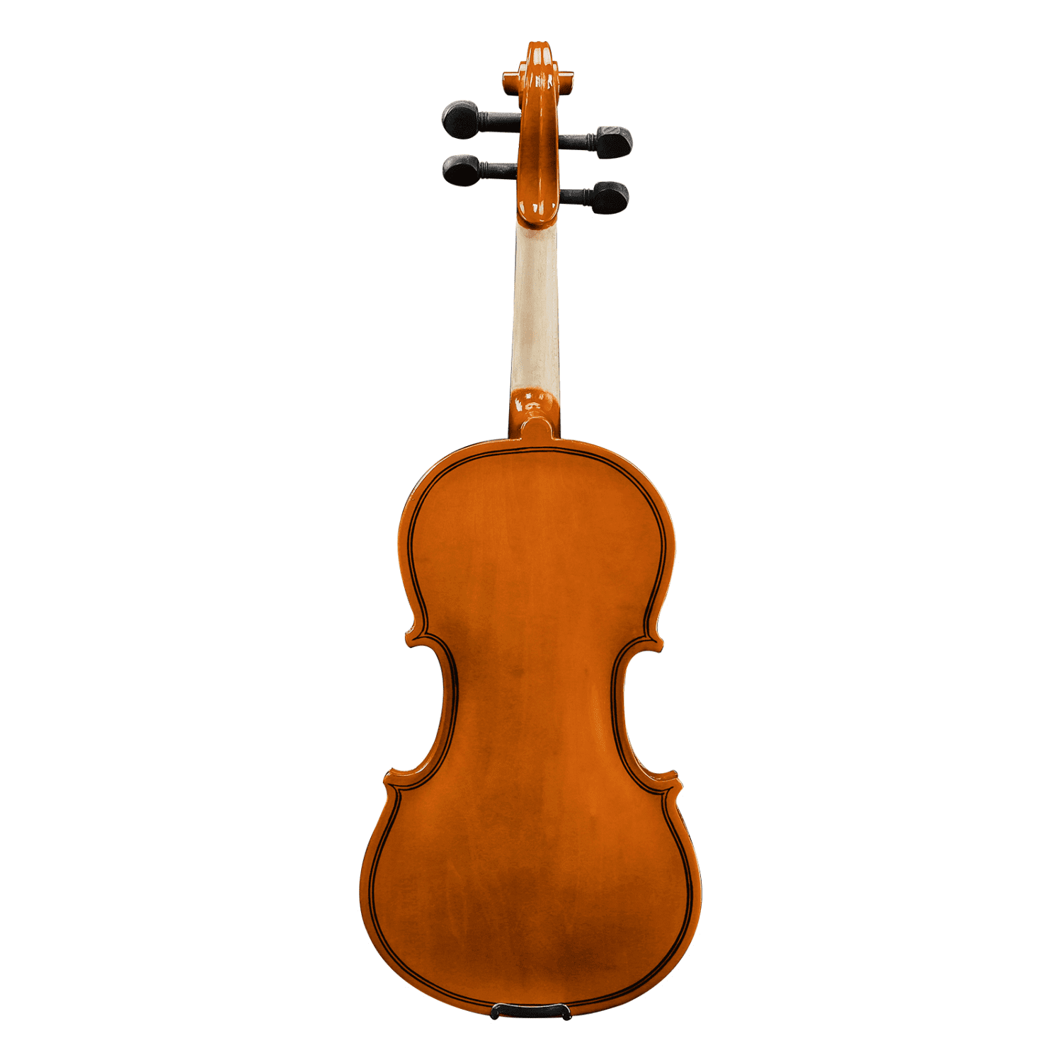 Hassch 3/4 Violin Set for Beginners with Hard Case, Rosin, Shoulder Rest, Bow, Sourdine and Extra Strings, Natural