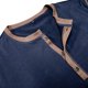 thumbnail image 4 of pstuiky Camisas para hombre de manga larga, Camisa blusa transpirable de manga larga lisa informal a la moda para hombre Tops de talla grande para hombre m, 4 of 5