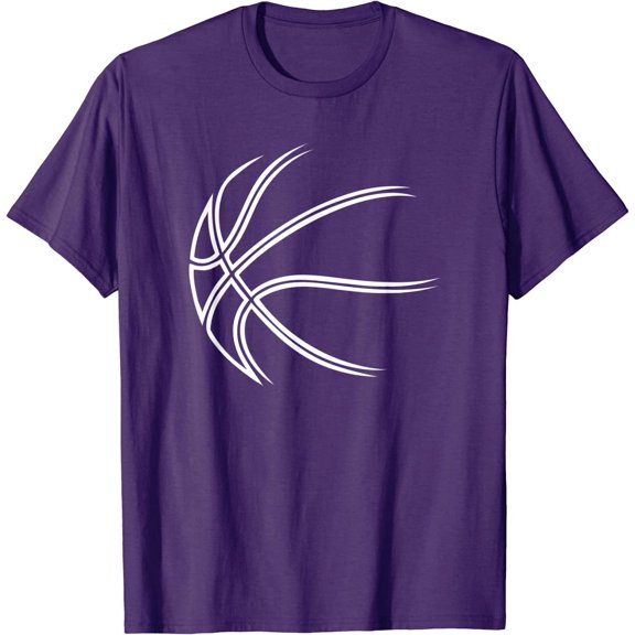 Cool Basketball Silhouette Basketball Ball Sports Team Games T-Shirt