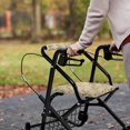 thumbnail image 4 of COEQINE Colored Flowers Rollator Seat Back Cover Dog Claw Rollator Seat Cover with Back 2PCS for People Using Walking Frame Seat Soft Walker Seat Covers for Parks Walker, 4 of 7