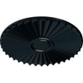 thumbnail image 3 of Ekena Millwork 19 3/4"OD x 1 3/8"P Shakuras Ceiling Medallion (For Canopies up to 5"), Hand-Painted Night Shade, 3 of 5