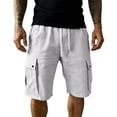 thumbnail image 4 of Men Summer Casual Lightweight Cargo Shorts with -Pocket Utility Design for Everyday WearGreyXL, 4 of 5