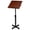 Brown, variant on Beran7 Classic Lectern Podium Stand, Height Adjustable Mobile Podium, Multi-Purpose Tabletop for Speech, Lecture, Church, Reading or Laptop Desk with Edge Stopper, Black