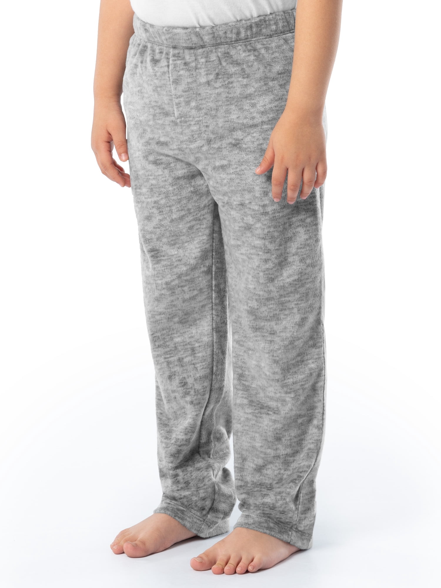Fruit of the Loom Boy's Long Sleeve Fleece Pajama Set, 2-Piece, Sizes 4-16