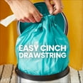 thumbnail image 5 of Glad Small Drawstring Trash Bags, 4 Gallon, Teal, Febreze Bahama Bliss, 20 Count, 5 of 12