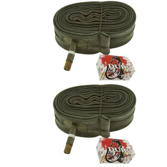2 Duro Tubes 700 x 40c/42c 27mm Standard American Valve. Set of Tube. Pair of Tubes. Two Tubes.