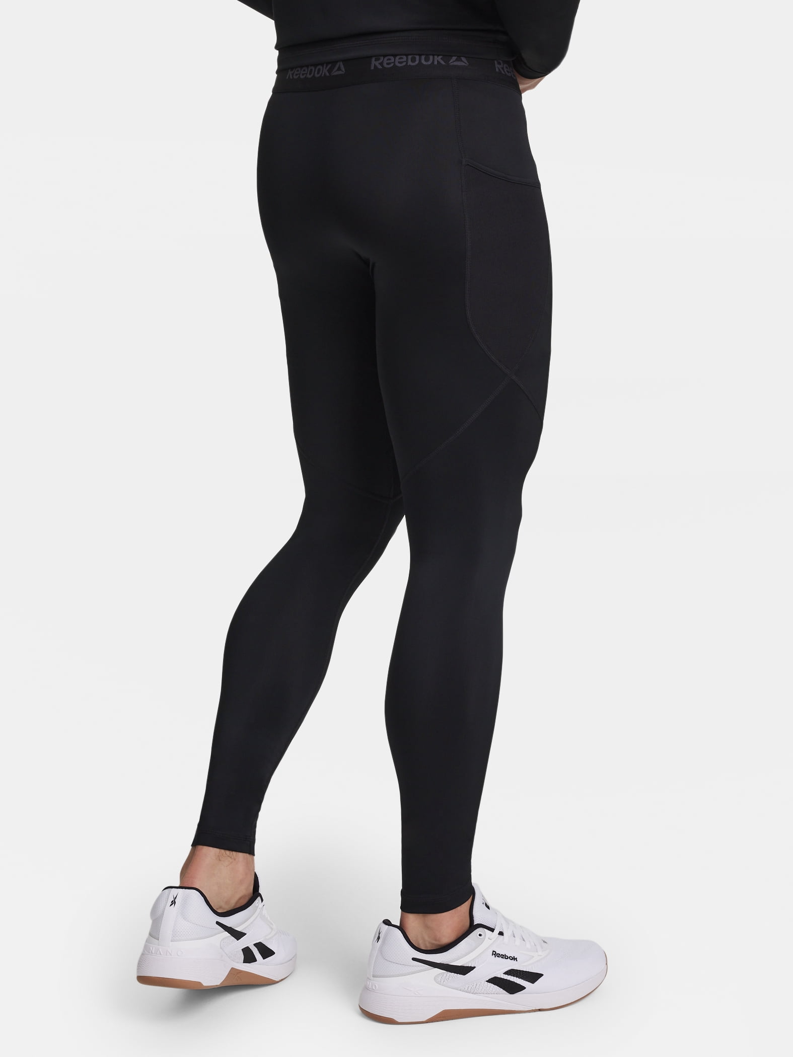 Reebok Men's and Big Men's Kinetic Compression Leggings, Sizes XS-5XL