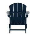 thumbnail image 5 of Westin Outdoor Patio Folding Adirondack Chair HDPE Plastic, Navy Blue, 5 of 10