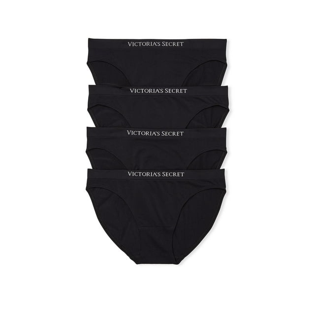 Braguitas de bikini sin costuras Victoria's Secret para mujer, paquete de 4