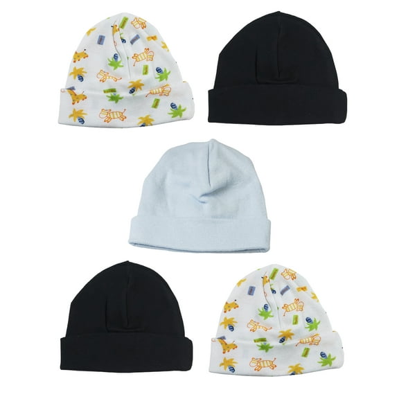 Bambini Boys Baby Caps (Pack of 5)