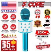 5 Core Microphone Wireless Karaoke Mic With Speaker 3 in 1 Portable Bluetooth Microfono Inalambrico