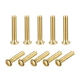 thumbnail image 1 of Unique Bargains M4x20mm Brass Machine Screws, Phillips Pan Head Fastener Bolts 12Pack, 1 of 5
