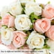 thumbnail image 5 of 24 Heads Artificial Rose Flowers Bouquet Silk Flowers Rose For Home Bridal Wedding(2 Packs Champagne And Pink), 5 of 5