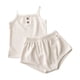 thumbnail image 1 of Odeerbi 9M-4Y Conjunto de Verano Niña Camisola de Punto Rib Bloomers Cubrepañal Short Conjunto de Dos Piezas de Ropa Interior, 1 of 4