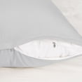 thumbnail image 4 of Unique Bargains 2 Pack Microfiber Body Pillow Covers Light Gray 20"x72", 4 of 8