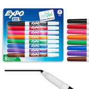 EXPO Dry Erase Markers, Fine Tip, Assorted Colors, 8 Count