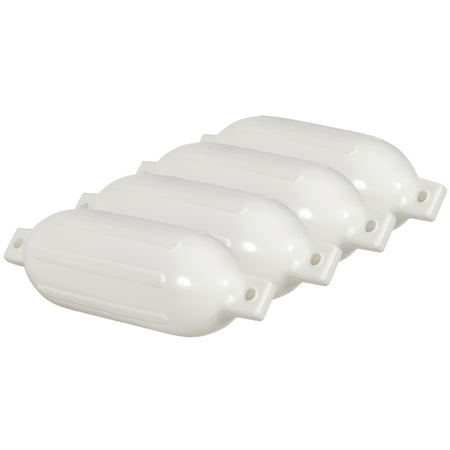 300c Fender - Best Choice Products Set of 4 23in Ribbed Marine Vinyl Boat Fender Bumper Shields w/ Rope Holes for Vertical, Horizontal Dock Protection - White