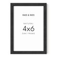 thumbnail image 1 of Marco de fotos HAUS AND HUES, roble macizo, 10 x 15 cm, negro, 1 of 6