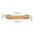 thumbnail image 2 of Tiradores de Madera Unique Bargains 2uds 3.78 Agujero Distancia, 2 of 5
