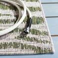 thumbnail image 5 of SAFAVIEH Courtyard Gerald Animal Indoor/Outdoor Area Rug, Grey/Green, 2'7" x 5', 5 of 10