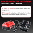 thumbnail image 7 of Upgraded 8.0Ah Replacement for CM 20V Battery, Compatible with CM 20 Volt CMCB201 CMCB202 CMCB202-2 CMCB204 CMCB205 Lithium Ion Battery, 7 of 7