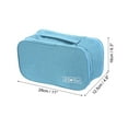 thumbnail image 2 of Uxcell Travel Underwear Organizer, Packing Cube Luggage Packing Organizers, Sky Blue, 2 of 6