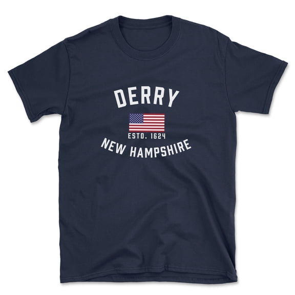 Derry New Hampshire Patriot Men's Cotton T-Shirt