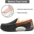 thumbnail image 6 of Ravelier Men's Hearthfire Memory Foam Moc Slipper, 6 of 8