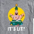 thumbnail image 3 of SpongeBob SquarePants - Patrick Christmas Tree It's Lit - Men's Short Sleeve Graphic T-Shirt, 3 of 6
